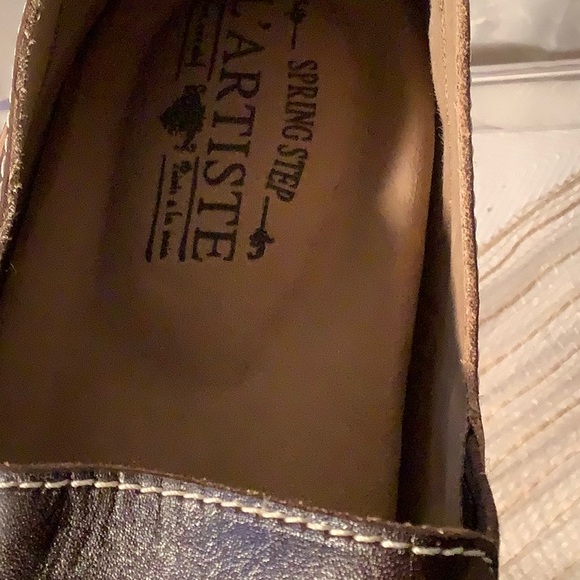 L’Artiste with spring step. brown moccasin style loafer. Size 40 - Picture 6 of 9